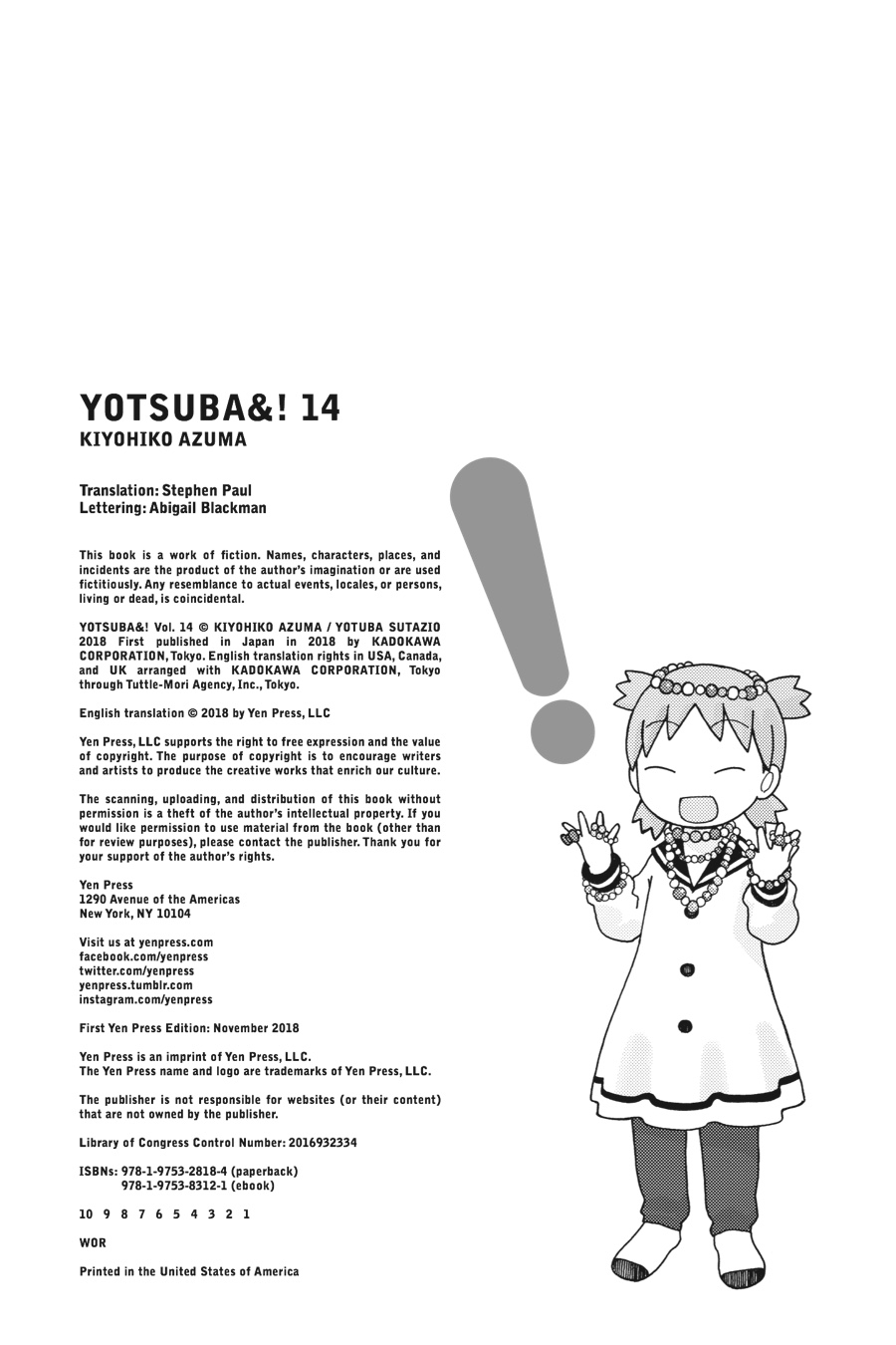 Read Yotsuba to! ENGLISH Manga Online