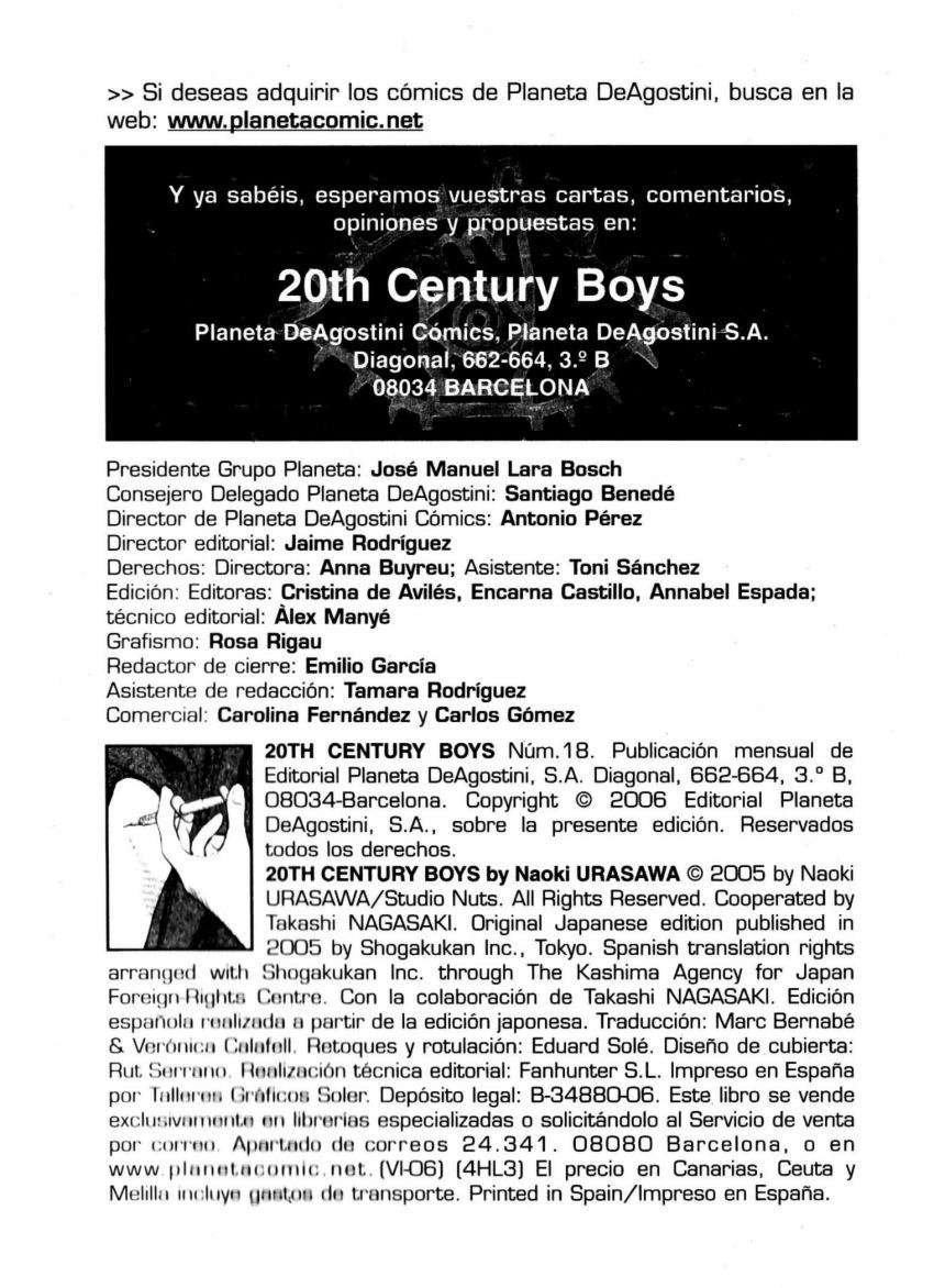 Read 20th Century Boys Español Manga Online
