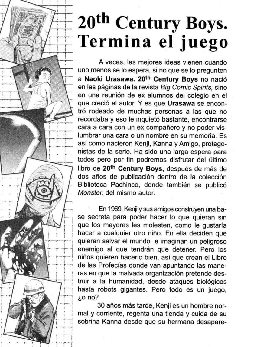 Read 20th Century Boys Español Manga Online