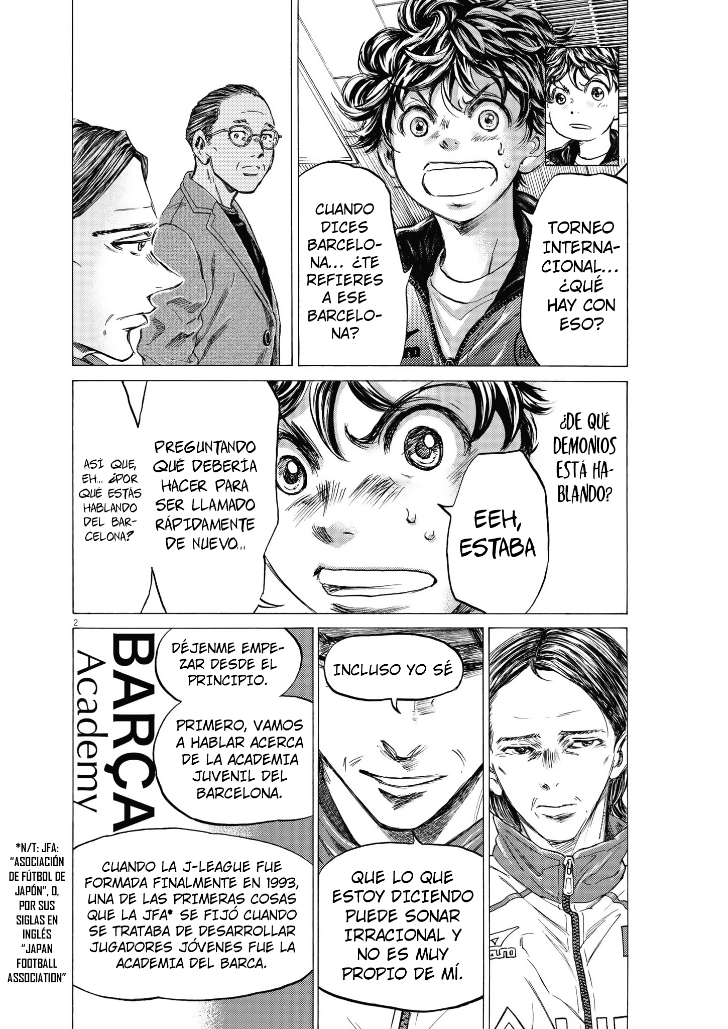 Read Ao ashi Español Manga Online