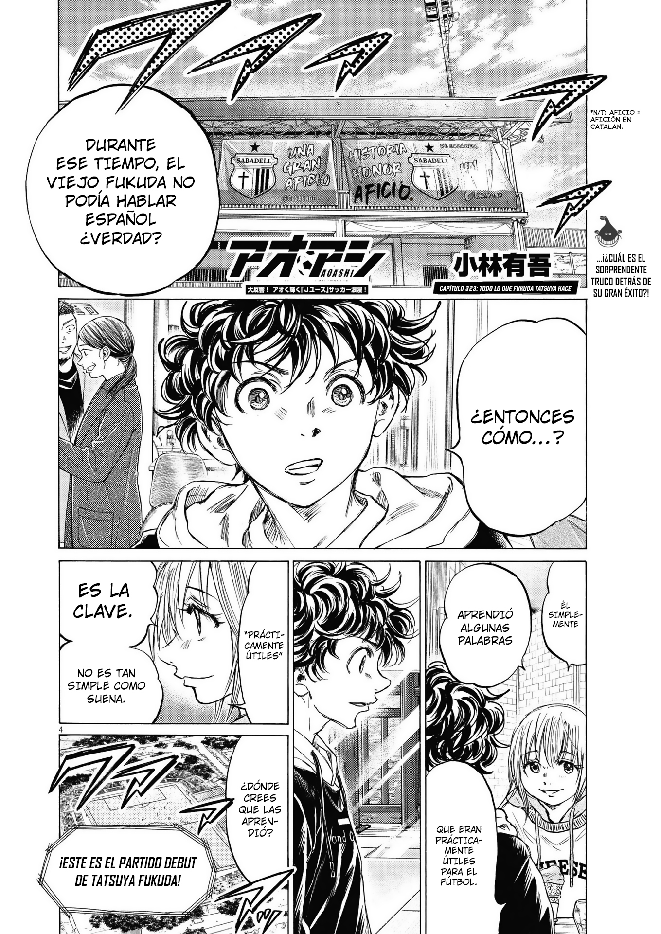 Read Ao ashi Español Manga Online