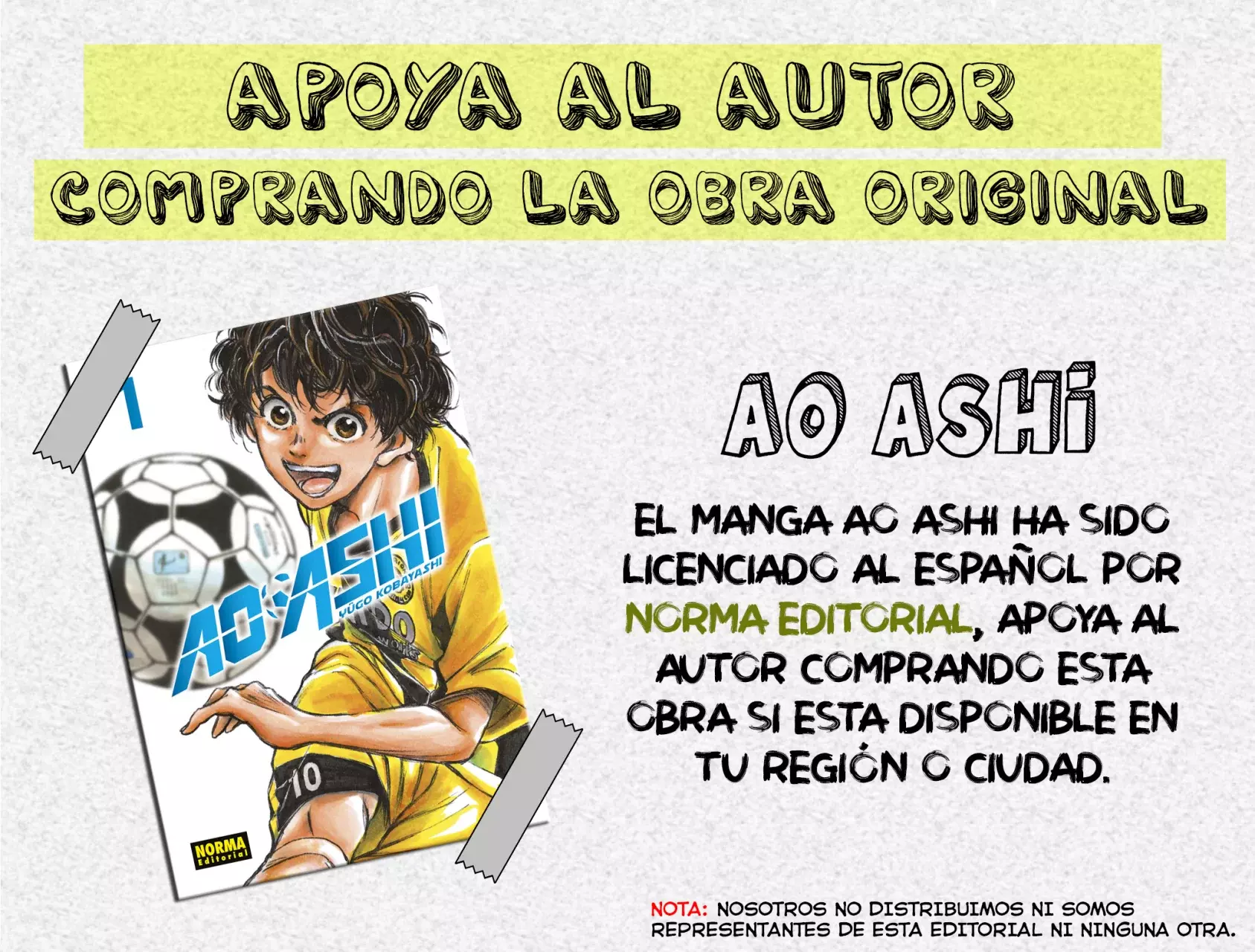Read Ao ashi Español Manga Online