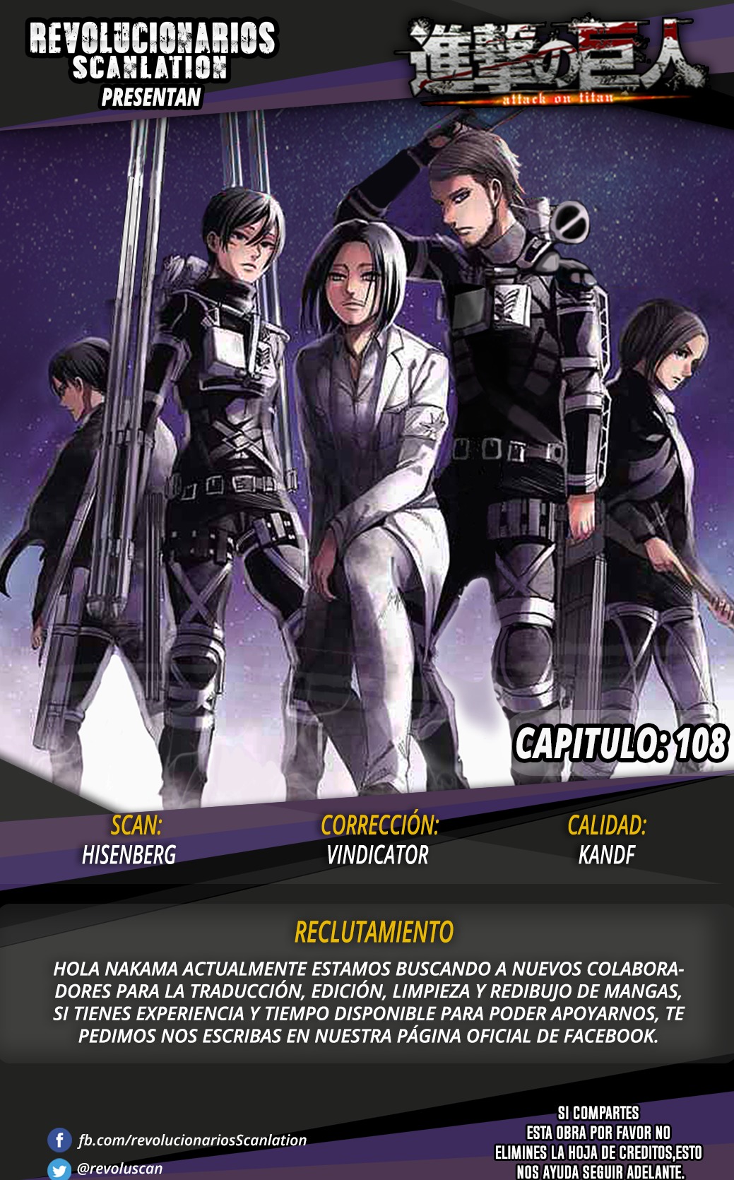 Read Attack on Titan Español Manga Online