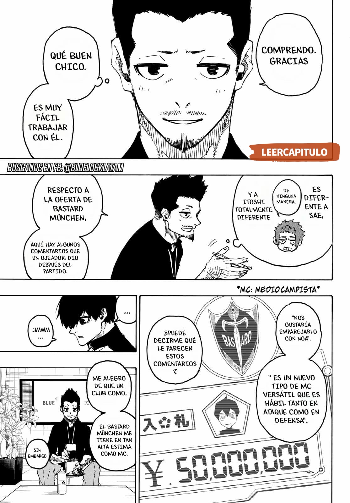 Read Blue Lock Español Manga Online