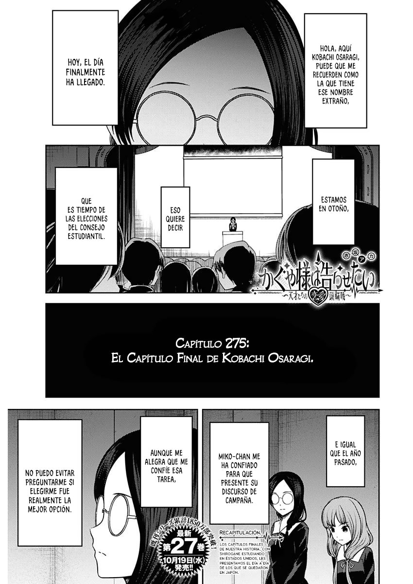 Read Kaguya-Sama Love is War Español Manga Online