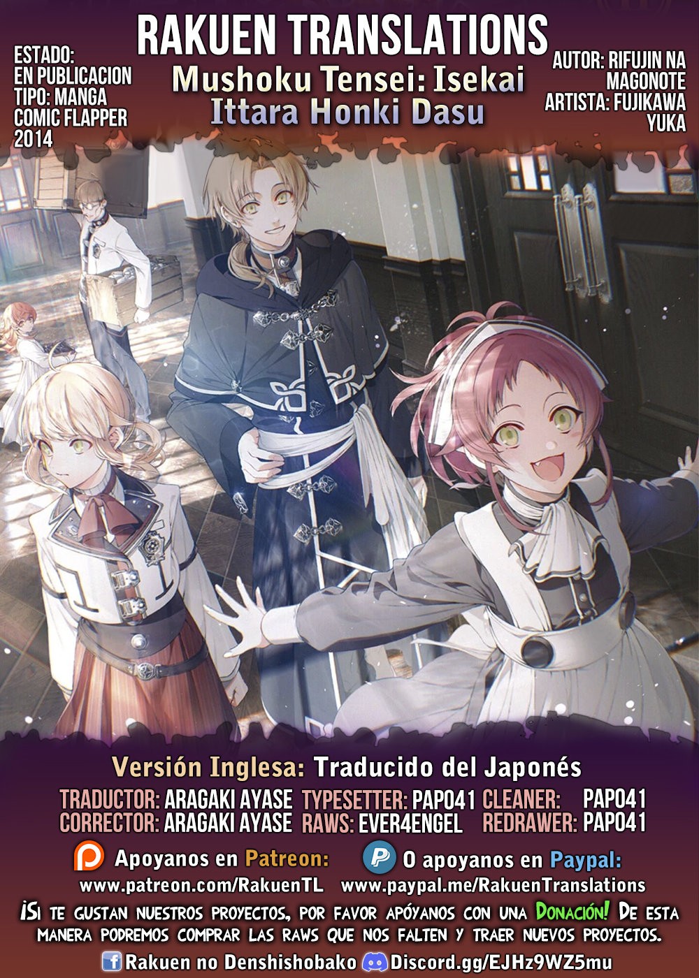 Read Mushoku Tensei_ Jobless Reincarnation Español Manga Online