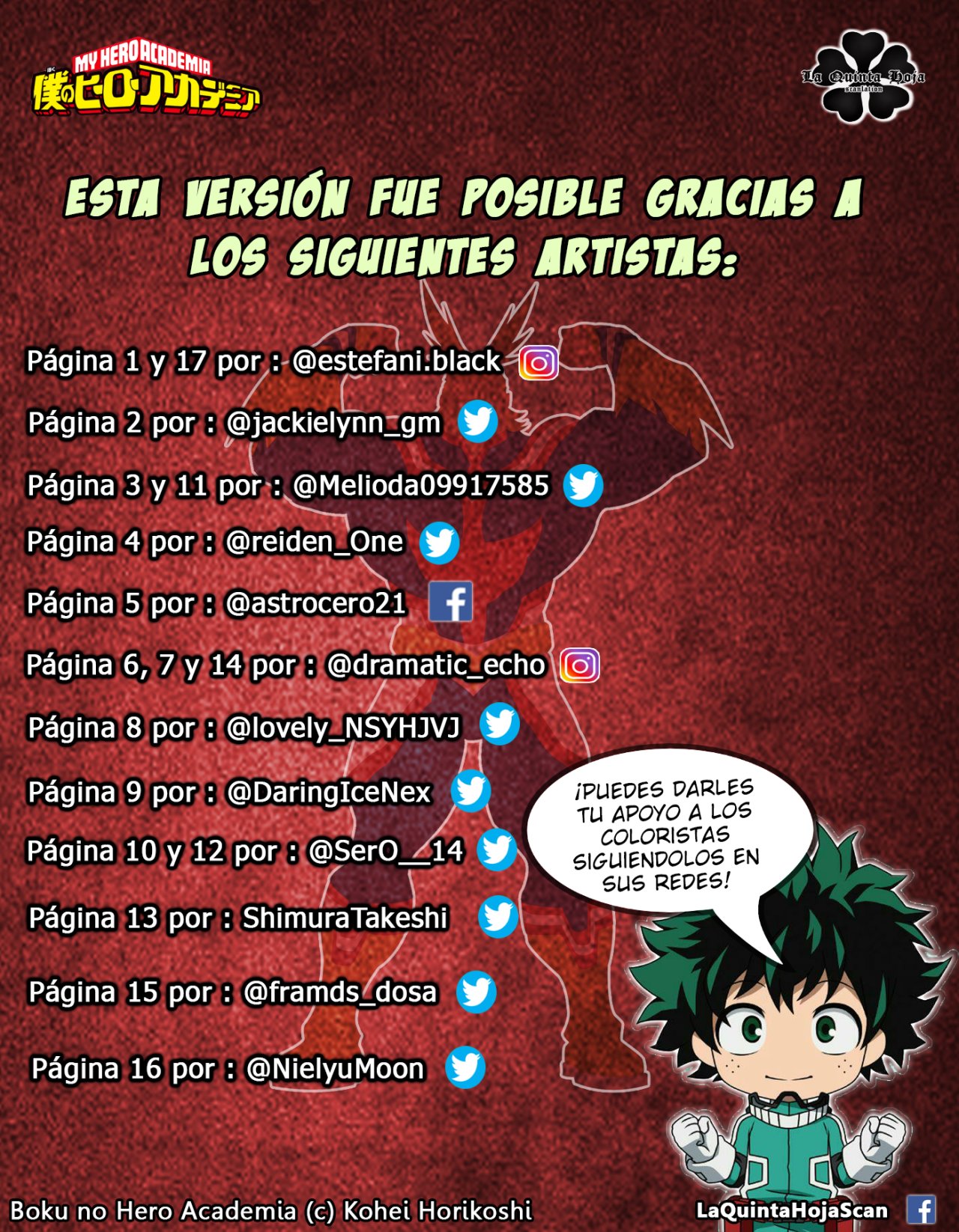 Read My Hero Academia Español Manga Online