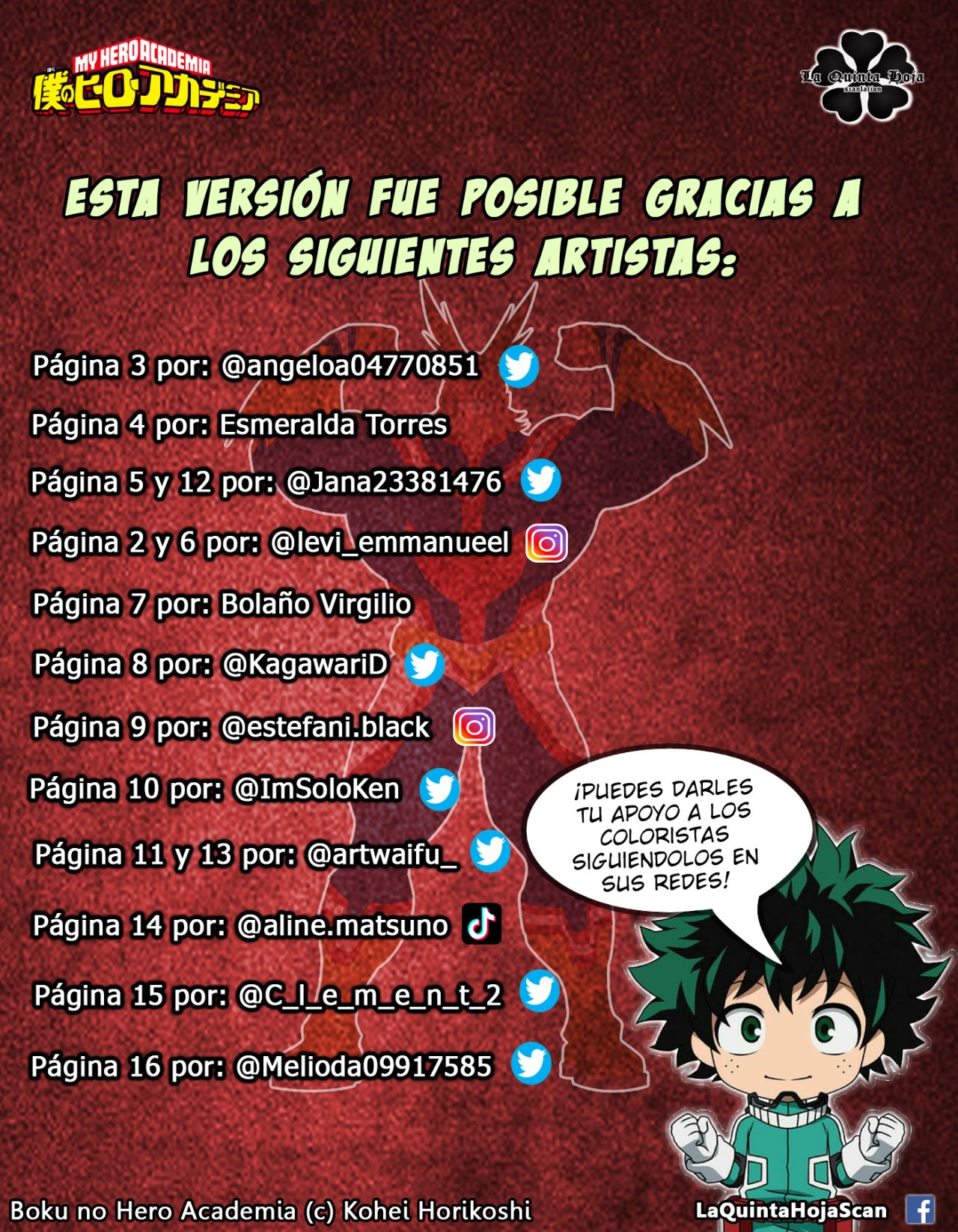 Read My Hero Academia Español Manga Online