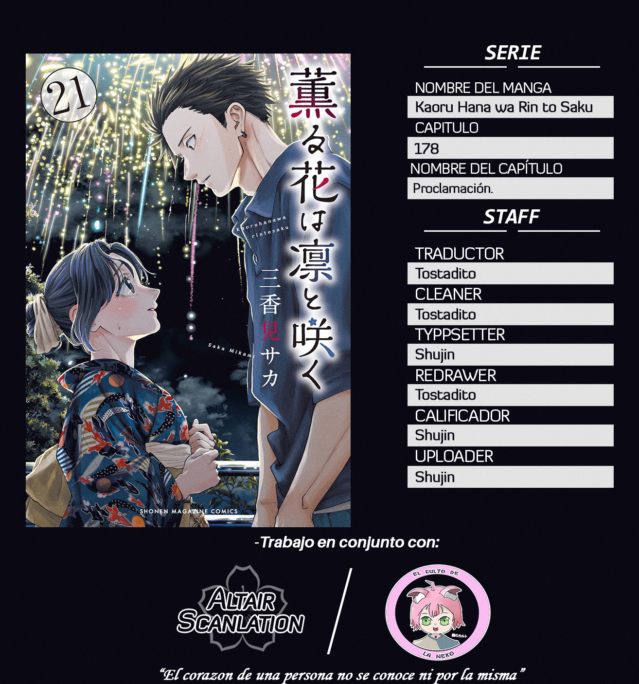 Read The Fragrant Flower Blooms with Dignity Español Manga Online