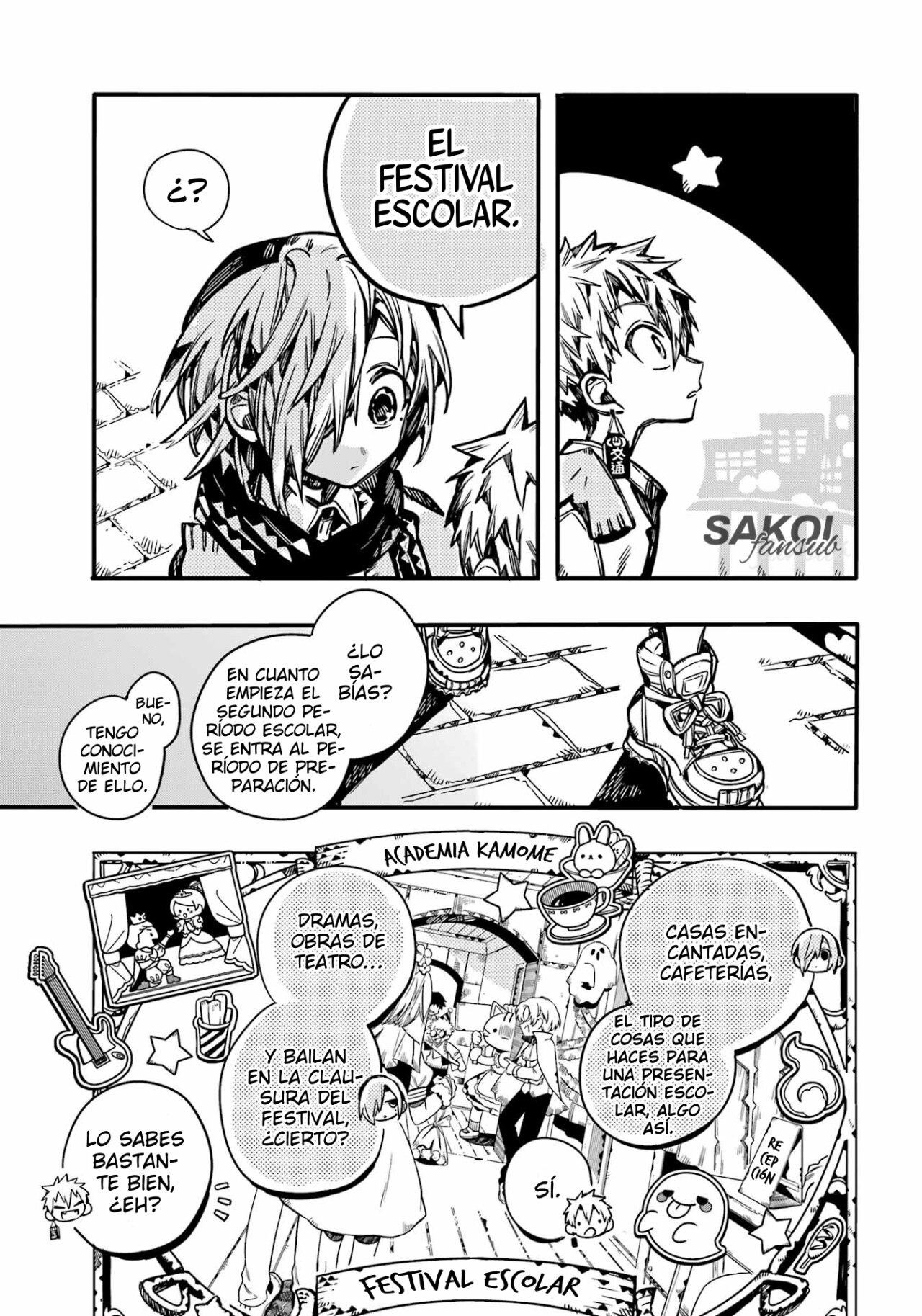 Read Toilet-bound Hanako-kun Español Manga Online