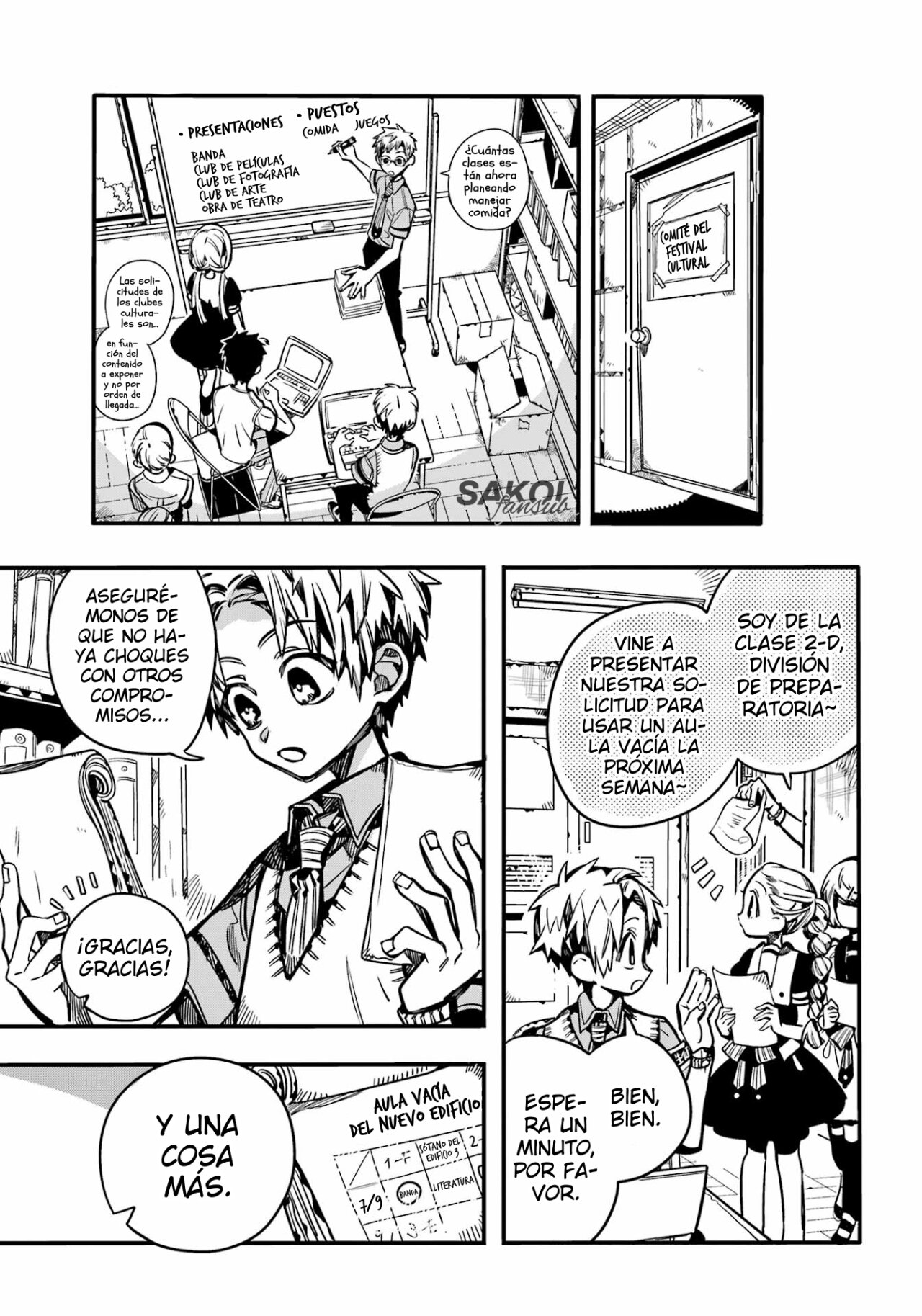 Read Toilet-bound Hanako-kun Español Manga Online