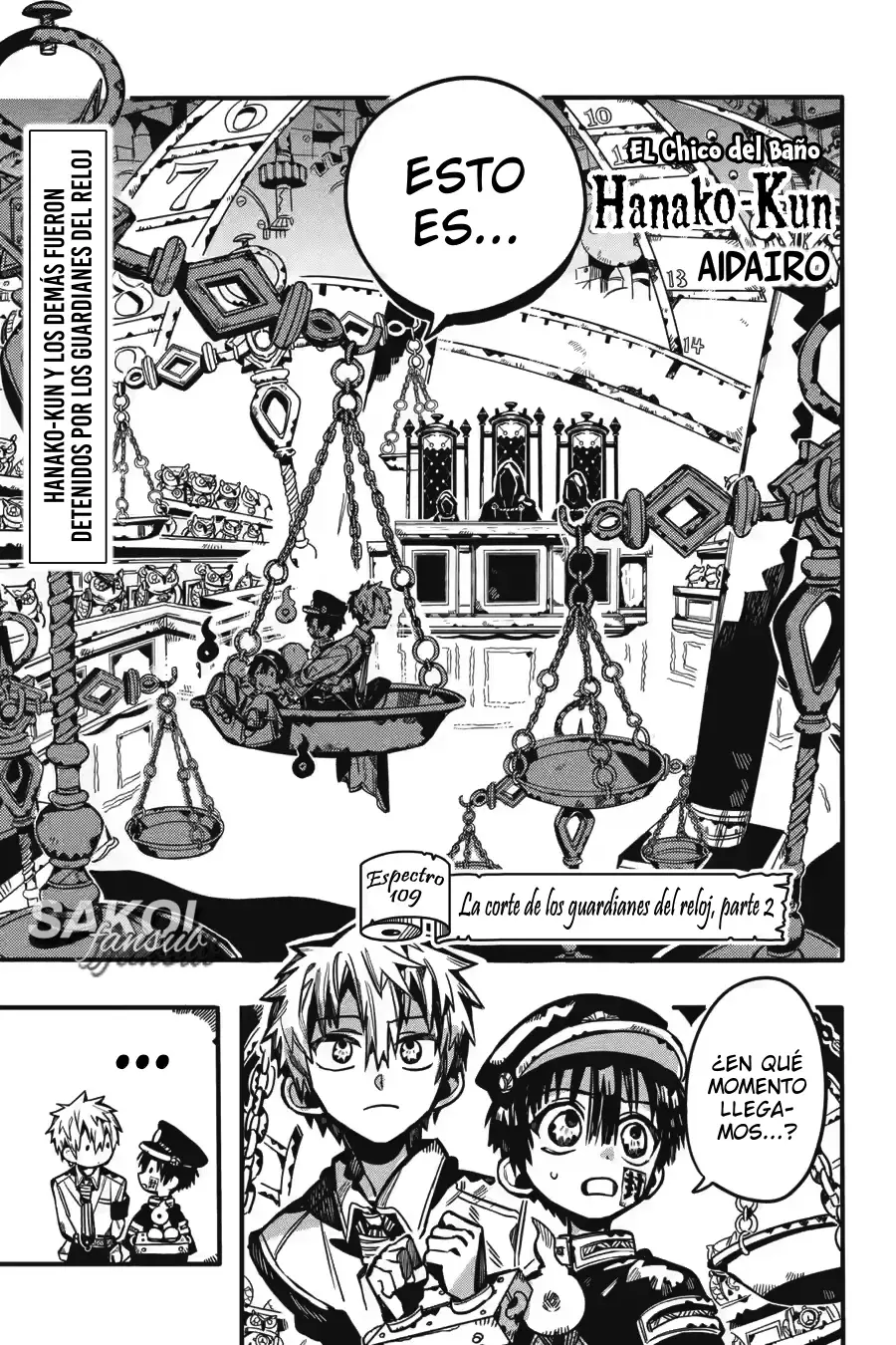 Read Toilet-bound Hanako-kun Español Manga Online