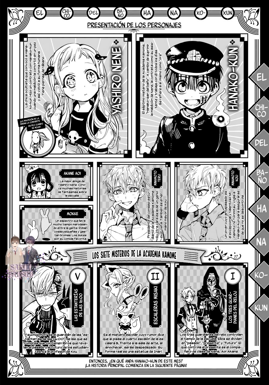 Read Toilet-bound Hanako-kun Español Manga Online