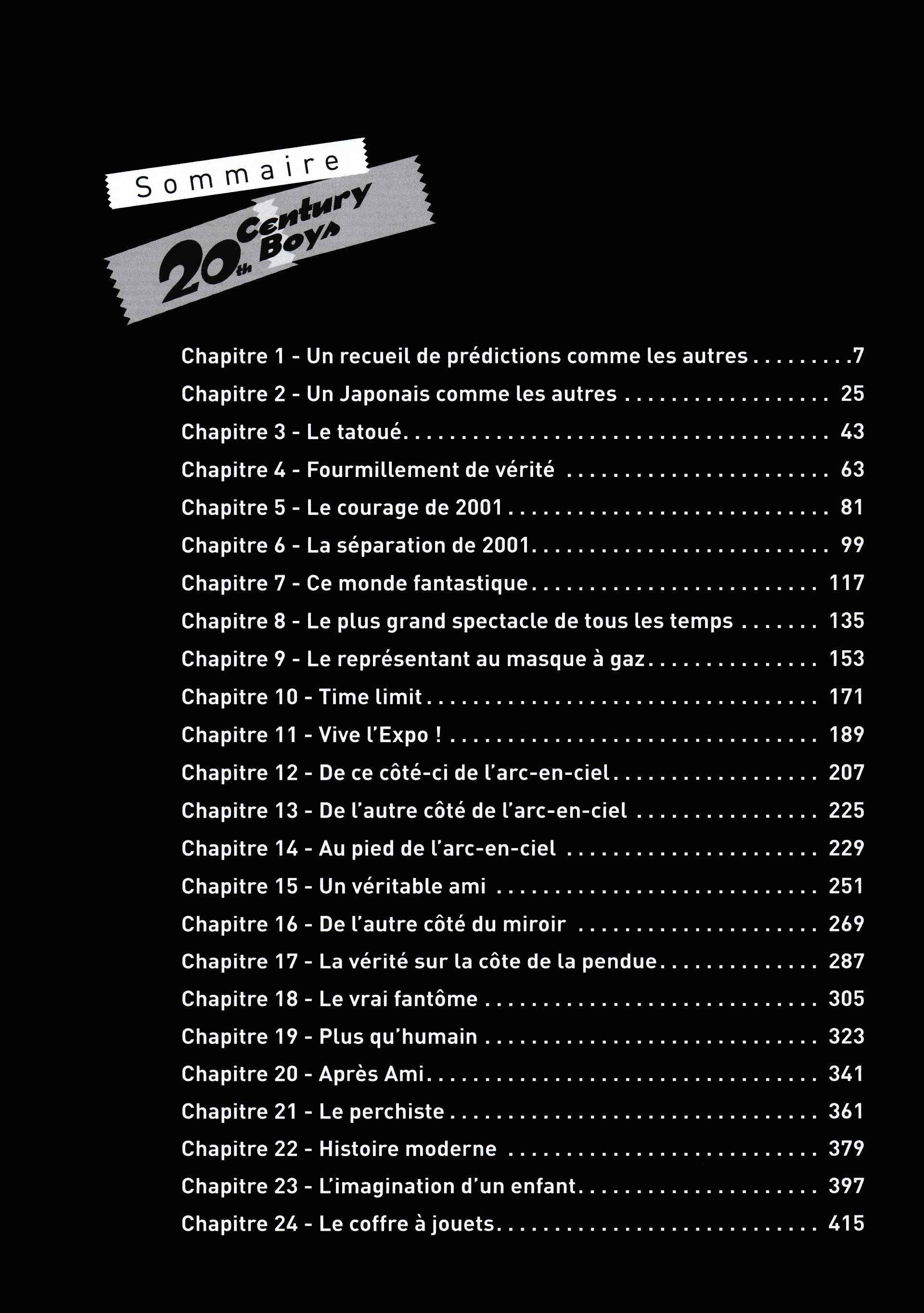 Read 20th Century Boys FRANCAIS Manga Online