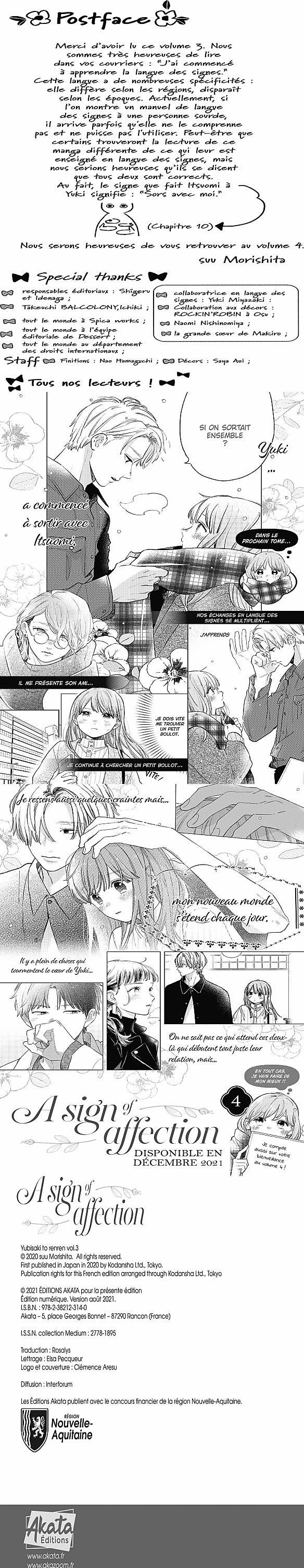Read A Sign of Affection FRANCAIS Manga Online