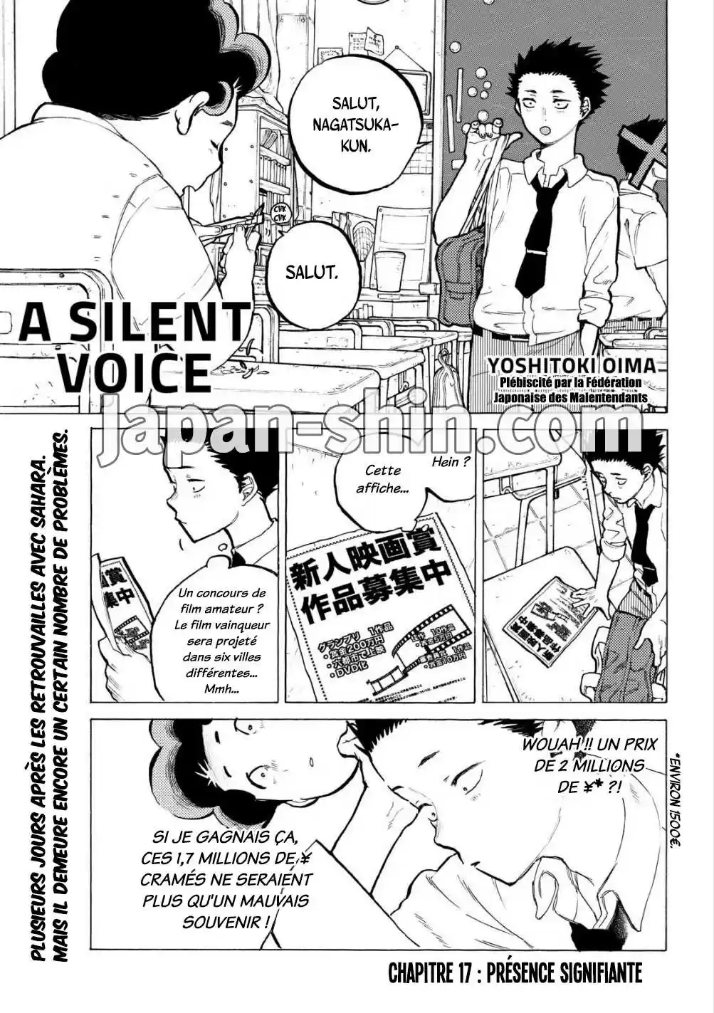 Read A Silent Voice FRANCAIS Manga Online