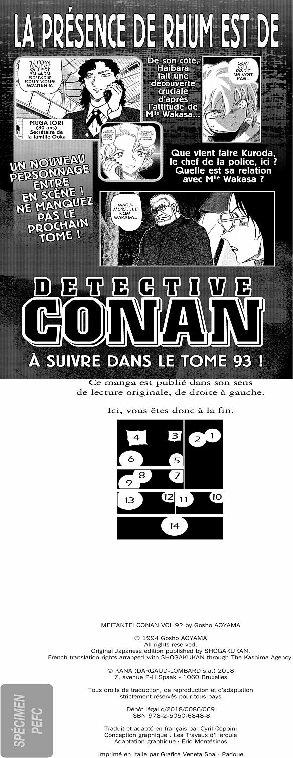 Read Detective Conan FRANCAIS Manga Online