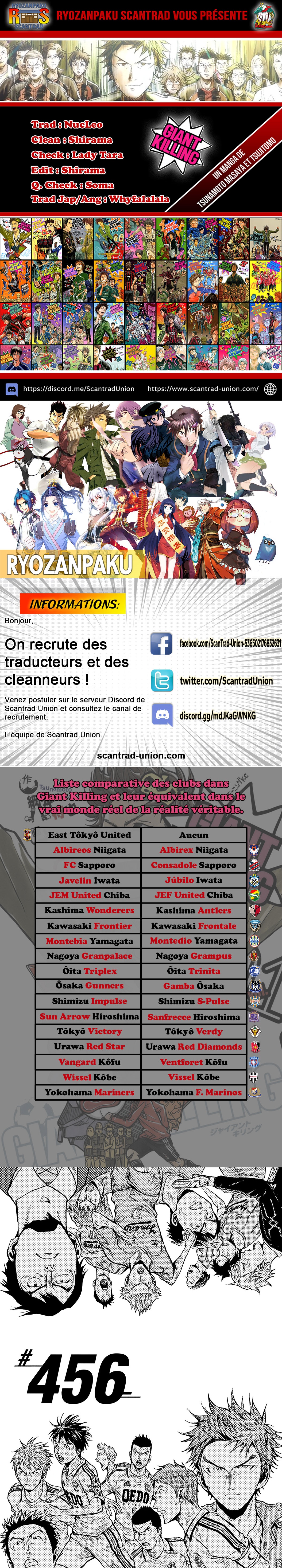 Read Giant Killing FRANCAIS Manga Online