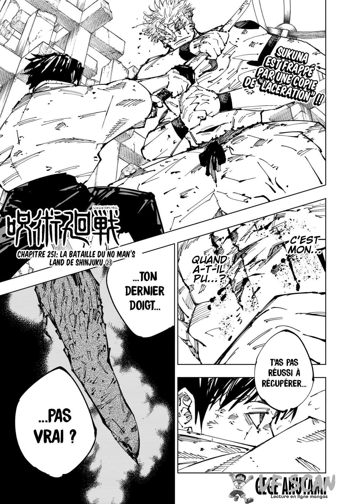 Read Jujutsu Kaisen FRANCAIS Manga Online