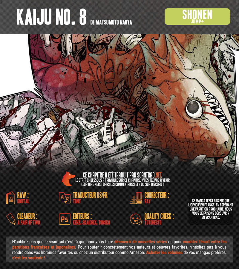 Read Kaiju N°8 FRANCAIS Manga Online