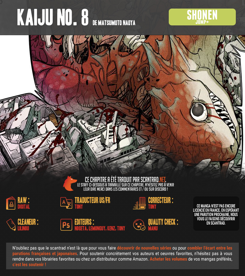 Read Kaiju N°8 FRANCAIS Manga Online