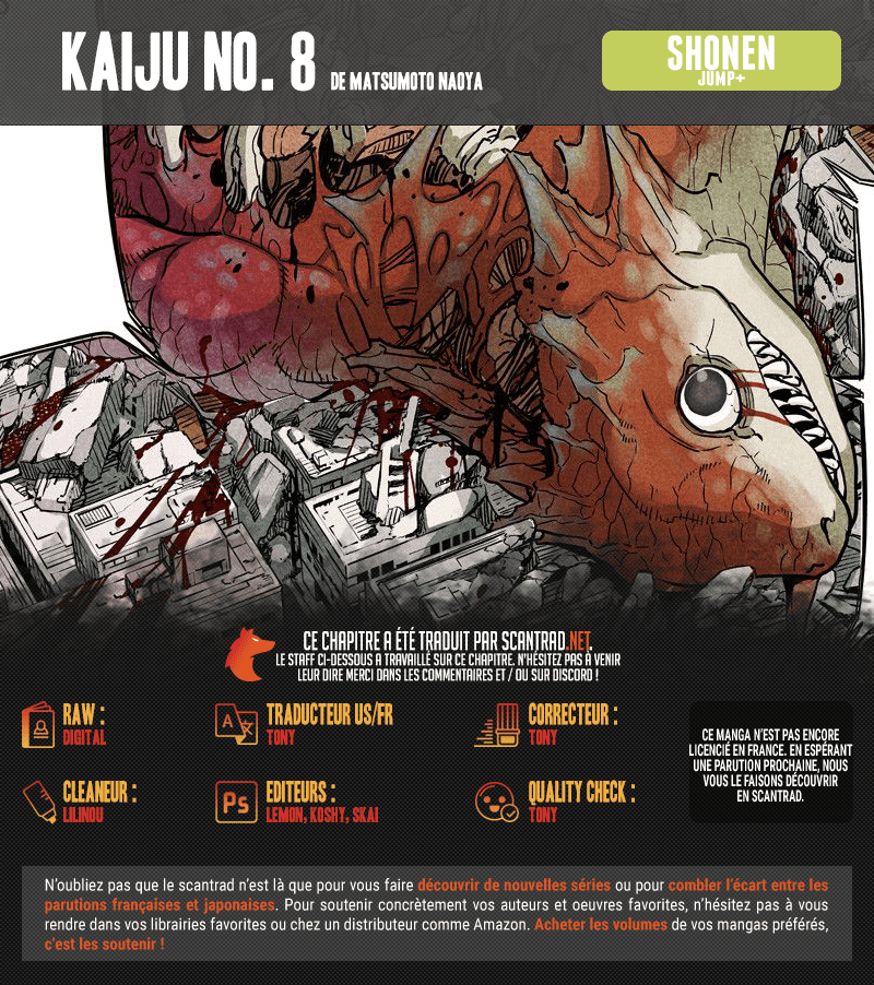 Read Kaiju N°8 FRANCAIS Manga Online