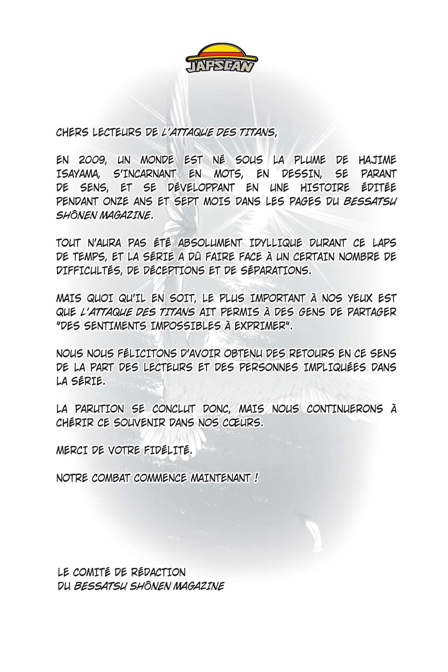 Read Shingeki no Kyojin FRANCAIS Manga Online