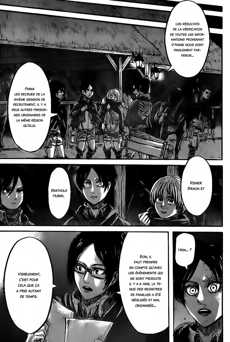 Read Shingeki no Kyojin FRANCAIS Manga Online