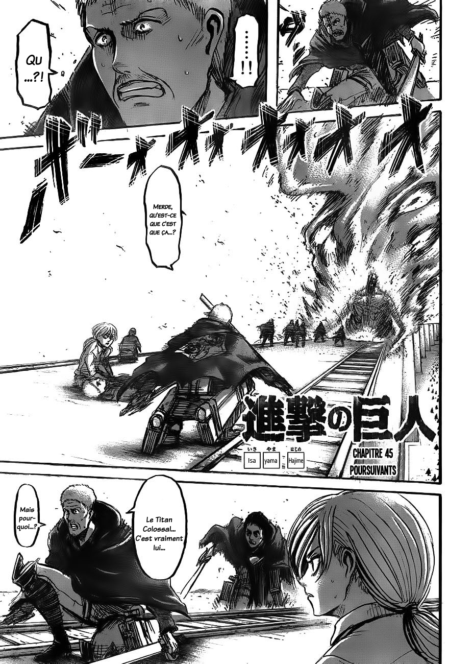 Read Shingeki no Kyojin FRANCAIS Manga Online