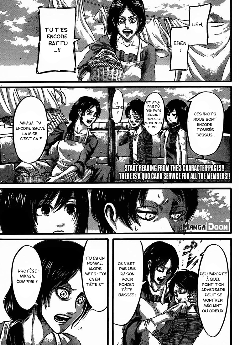 Read Shingeki no Kyojin FRANCAIS Manga Online