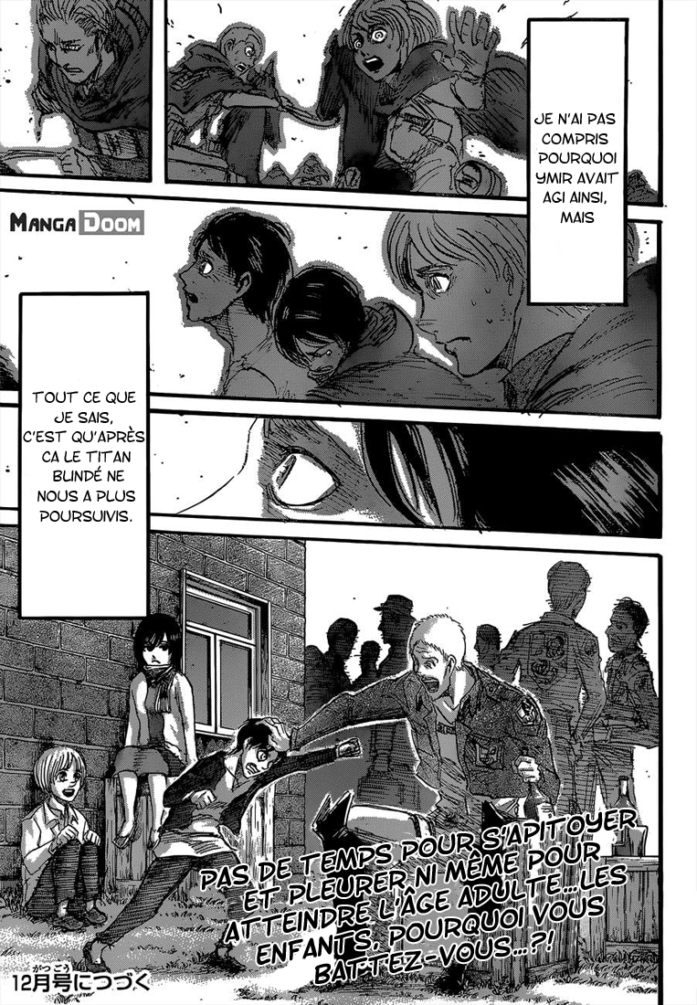 Read Shingeki no Kyojin FRANCAIS Manga Online
