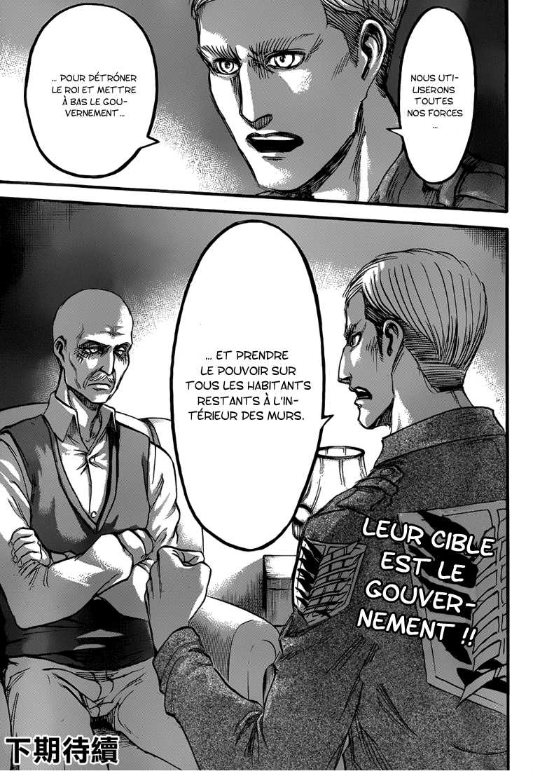 Read Shingeki no Kyojin FRANCAIS Manga Online