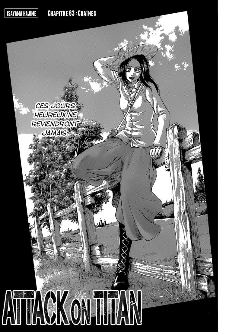 Read Shingeki no Kyojin FRANCAIS Manga Online