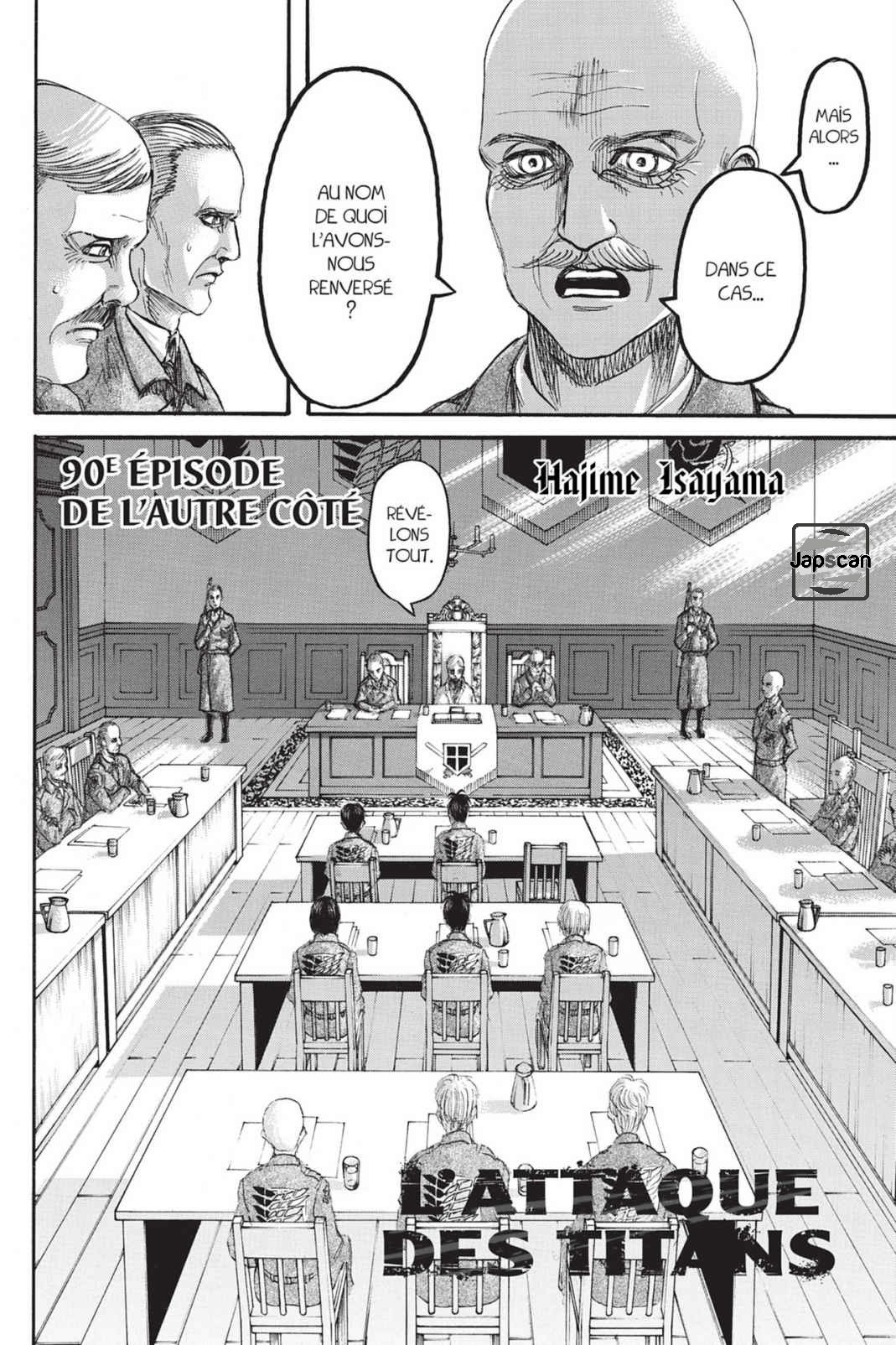 Read Shingeki no Kyojin FRANCAIS Manga Online