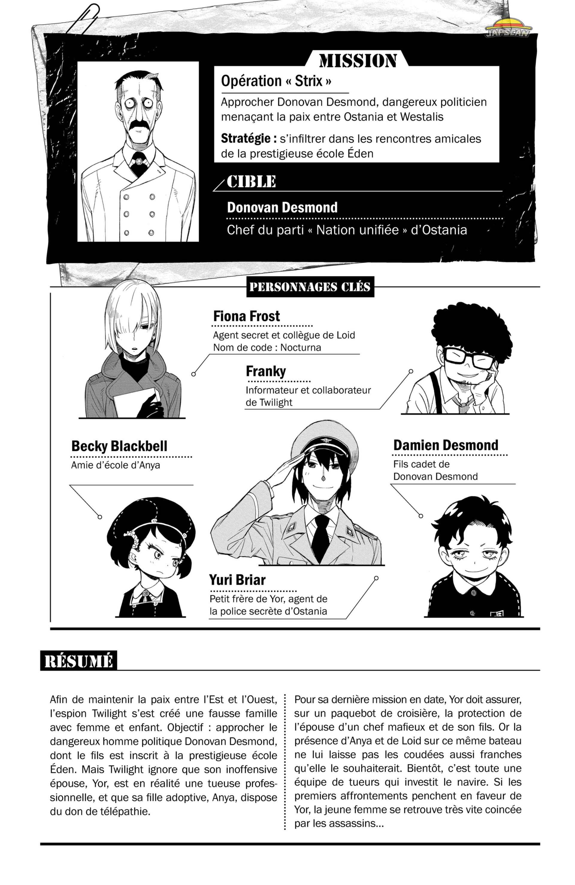 Read Spy X Family FRANCAIS Manga Online