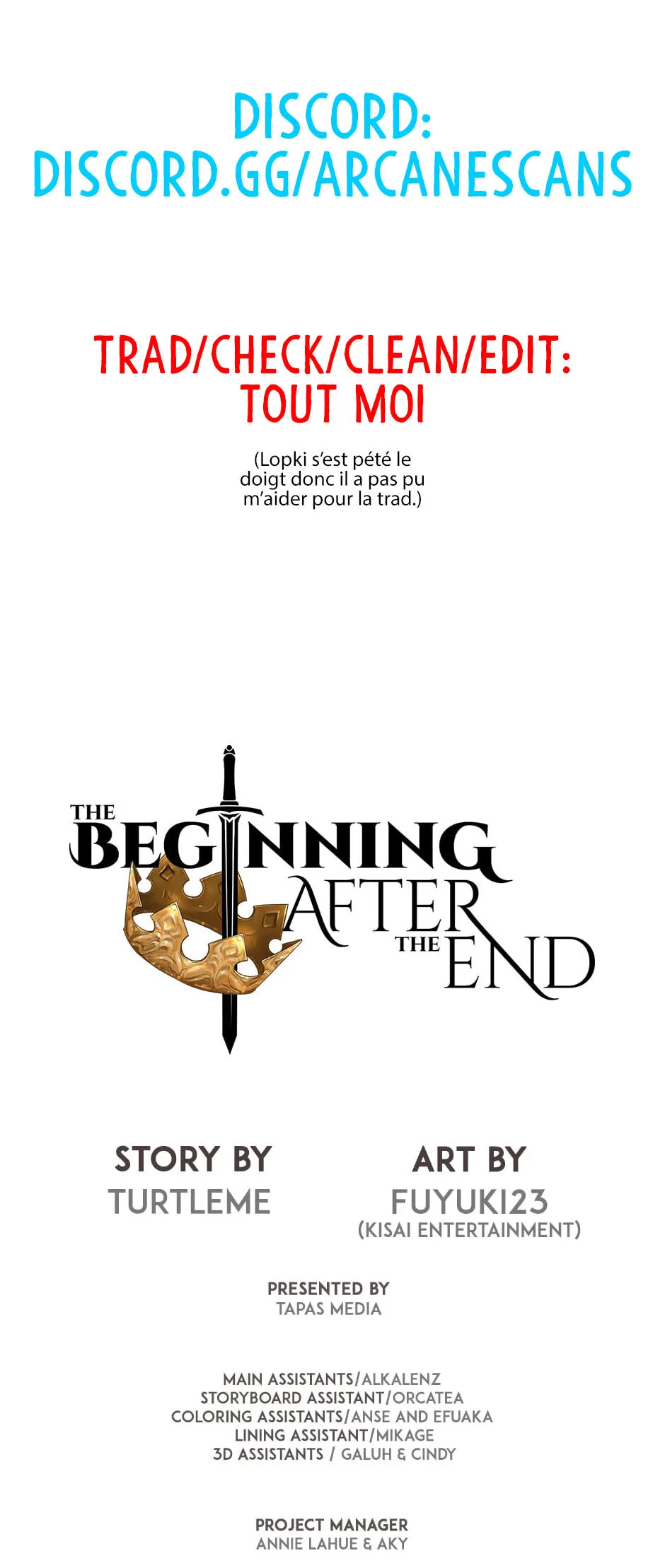 Read The Beginning After the End FRANCAIS Manga Online