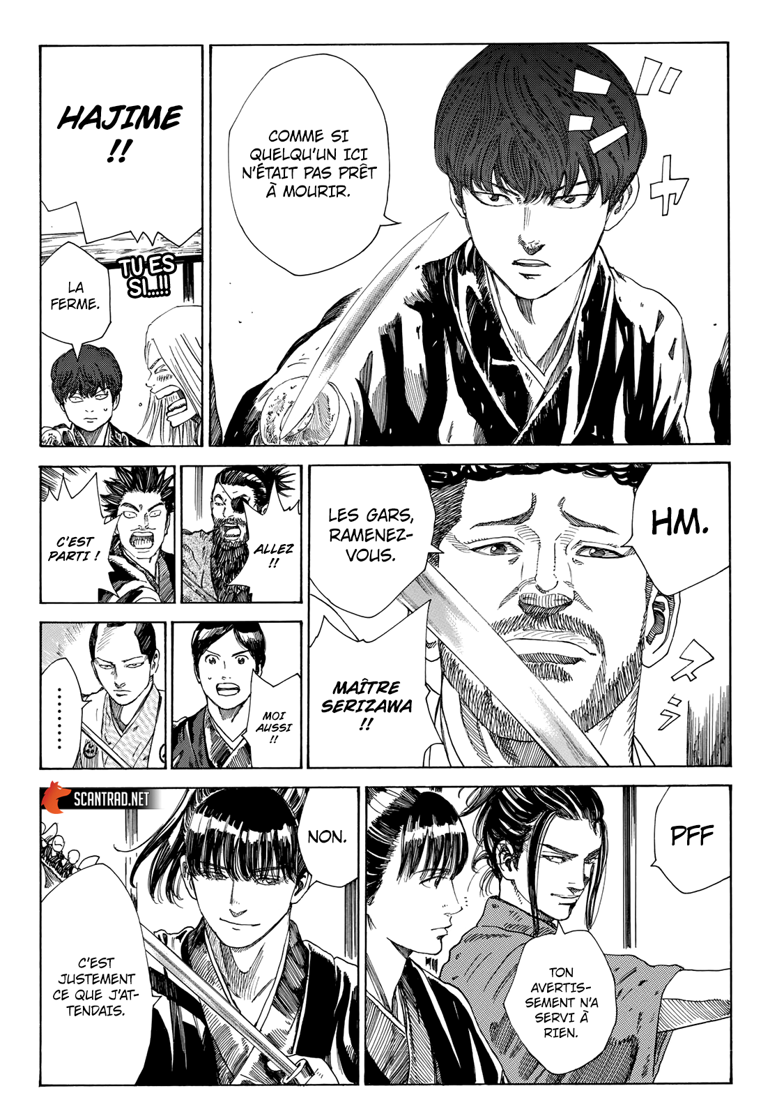 Read The Blue Wolves of Mibu FRANCAIS Manga Online