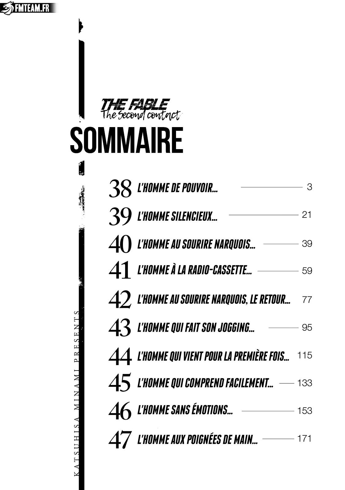 Read The Fable The Second contact and The Third Secret FRANCAIS Manga Online