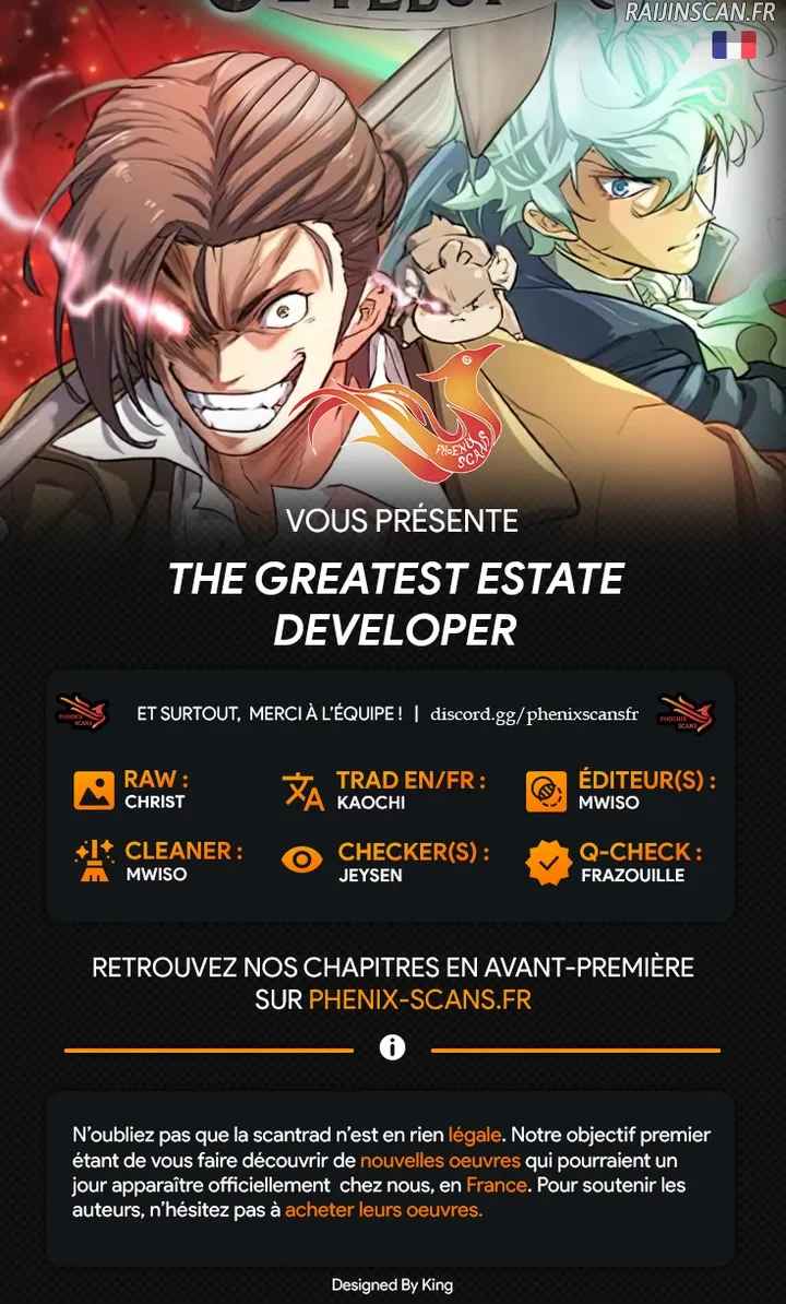Read The Greatest Estate Developer FRANCAIS Manga Online
