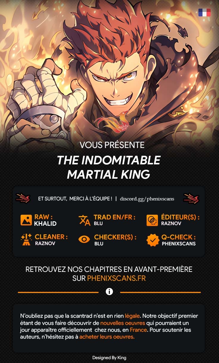 Read The Indomitable Martial King FRANCAIS Manga Online
