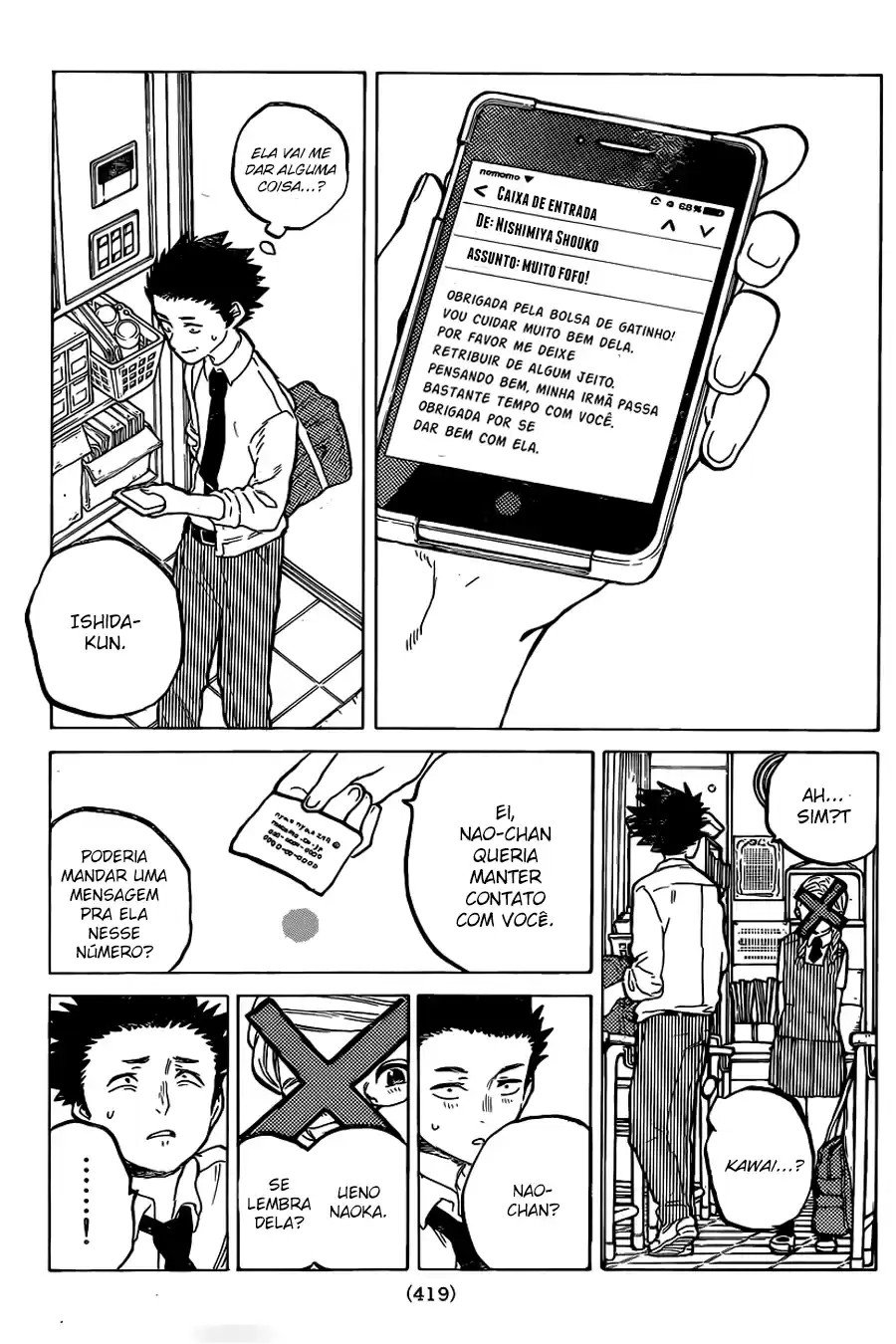 Read A Silent Voice Português Manga Online