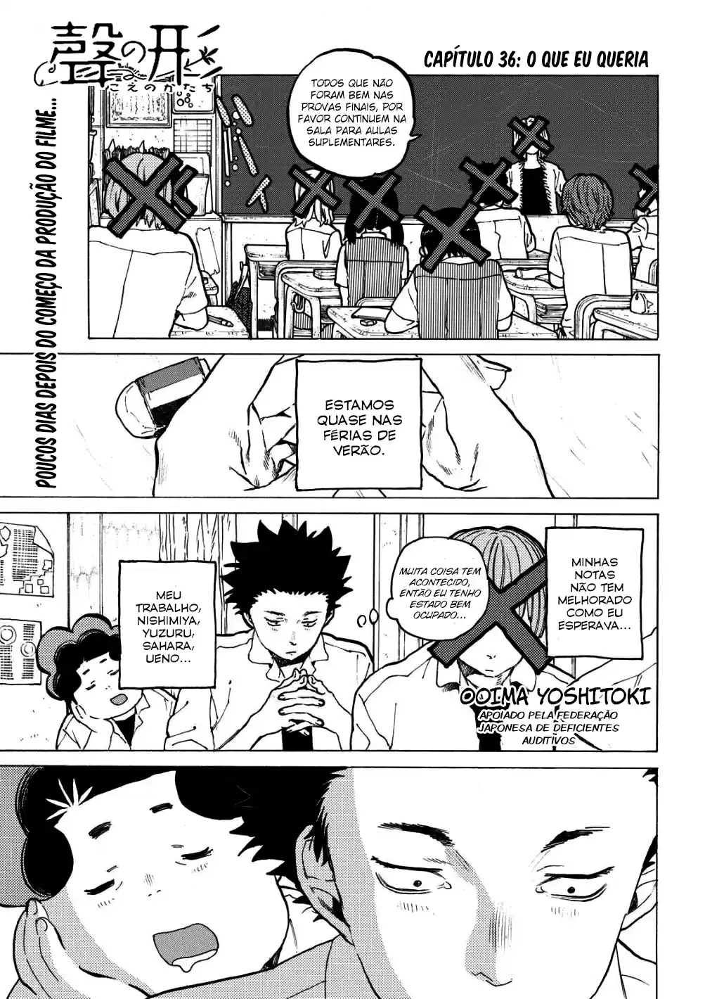 Read A Silent Voice Português Manga Online