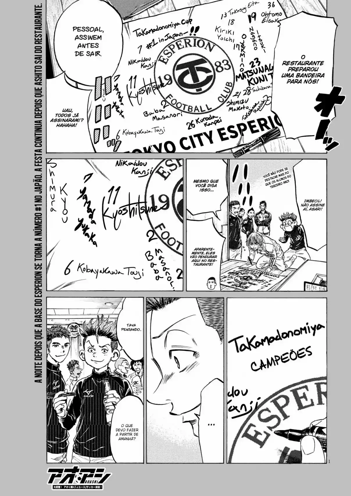 Read Ao Ashi Português Manga Online