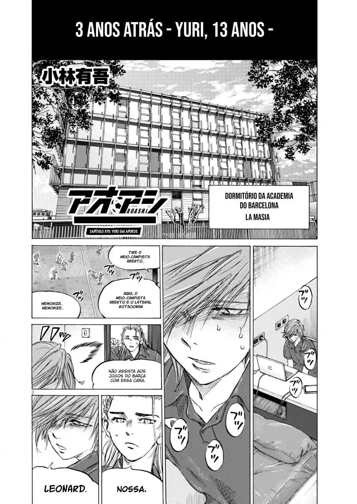 Read Ao Ashi Português Manga Online