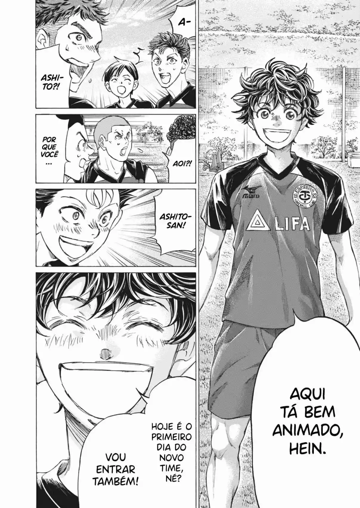 Read Ao Ashi Português Manga Online