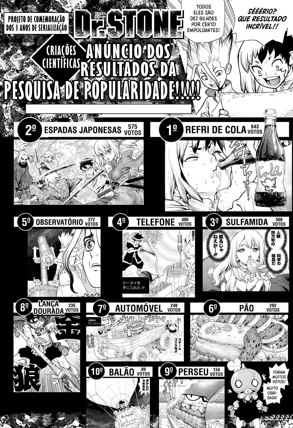 Read Dr. Stone Português Manga Online