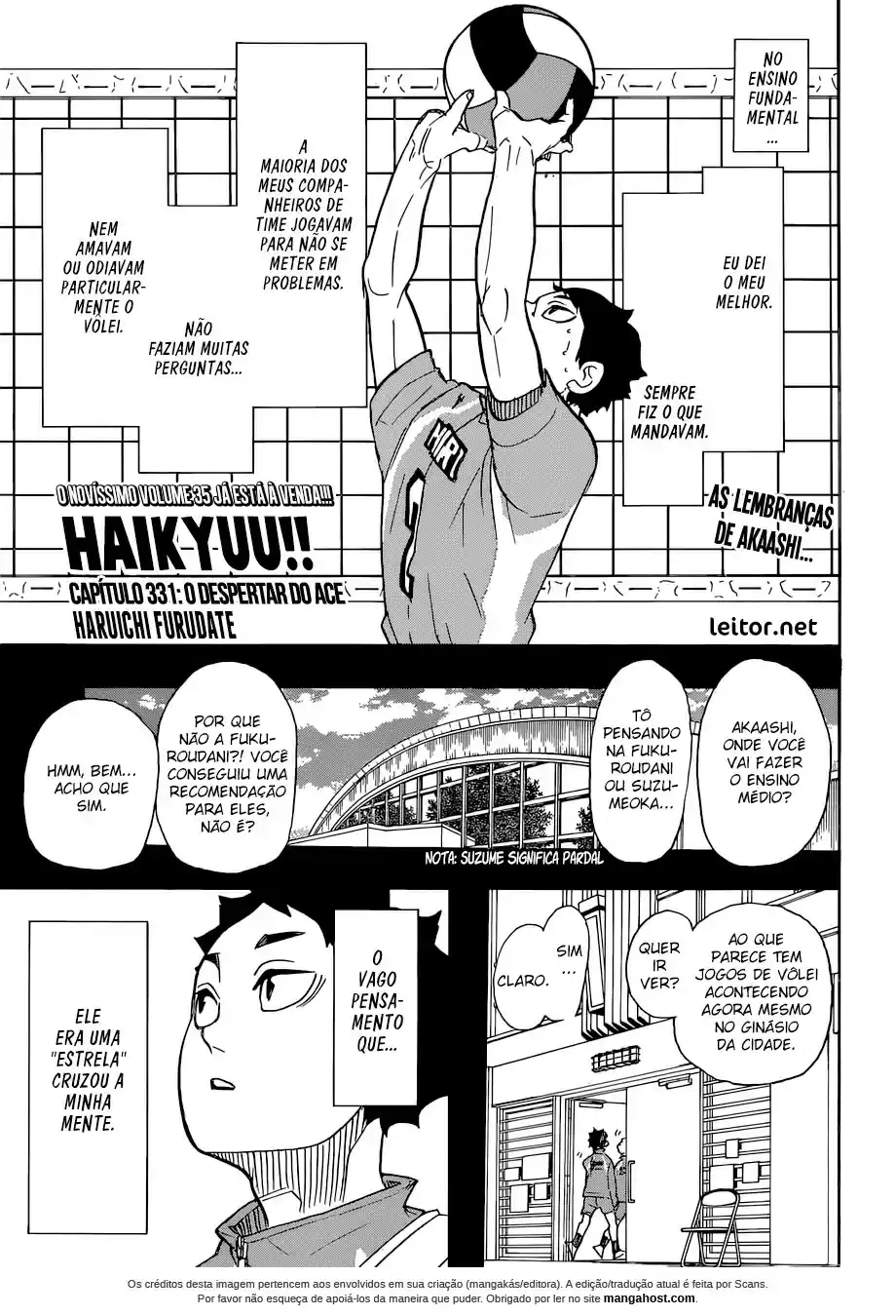 Read Haikyuu!! Português Manga Online