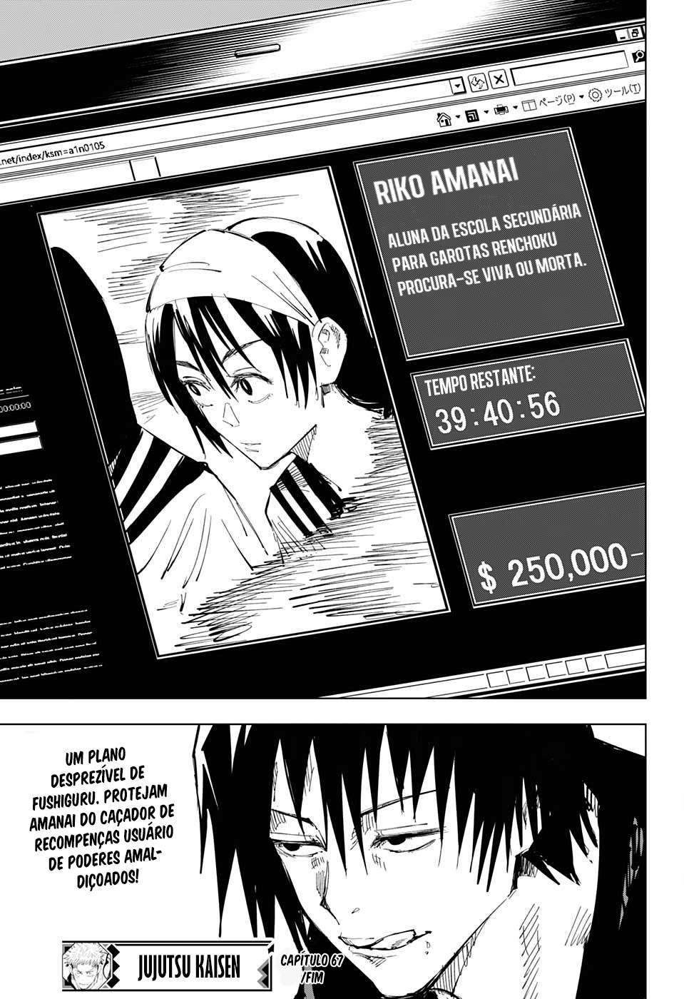 Read Jujutsu Kaisen Português Manga Online