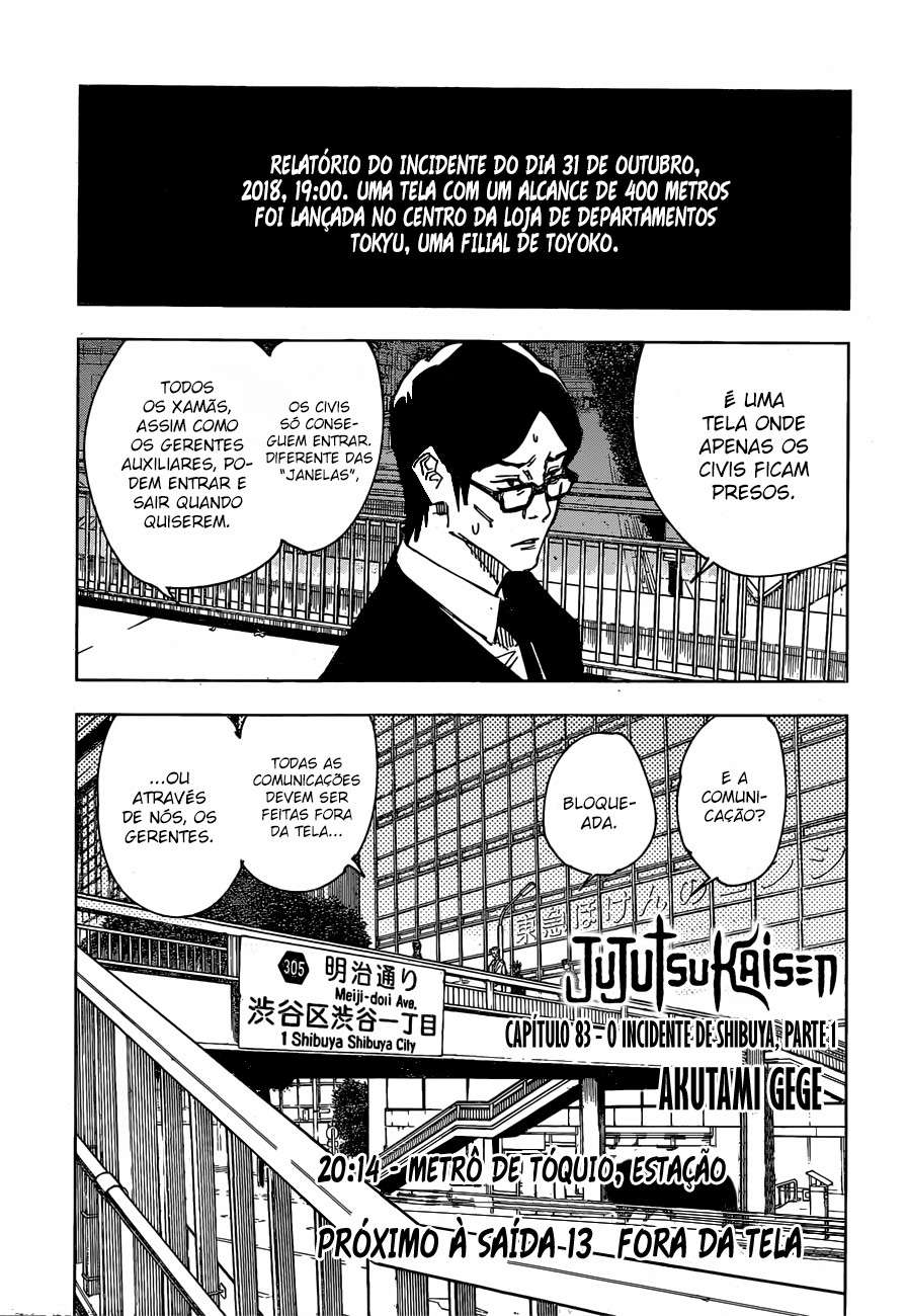 Read Jujutsu Kaisen Português Manga Online