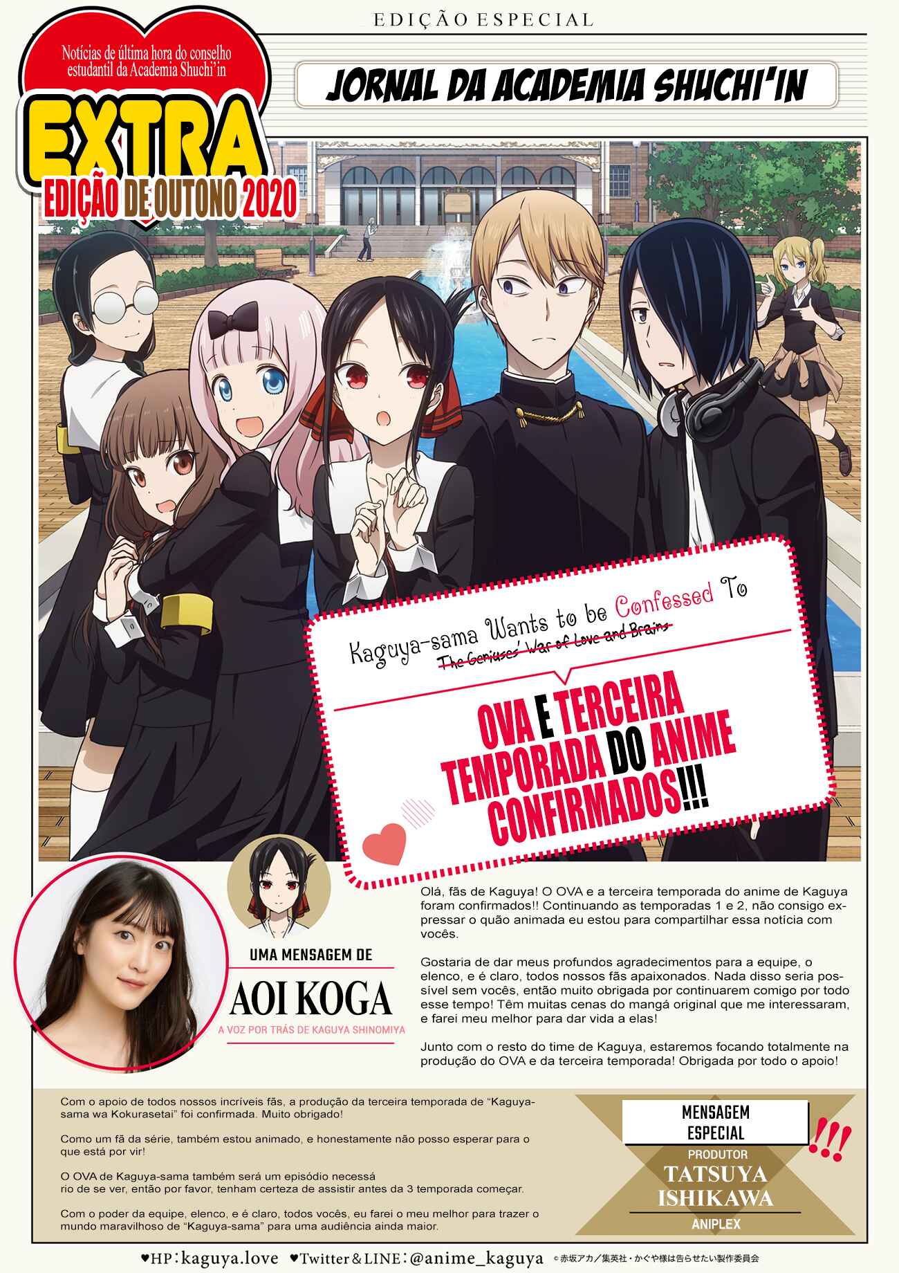 Read Kaguya-sama_ Love Português Manga Online